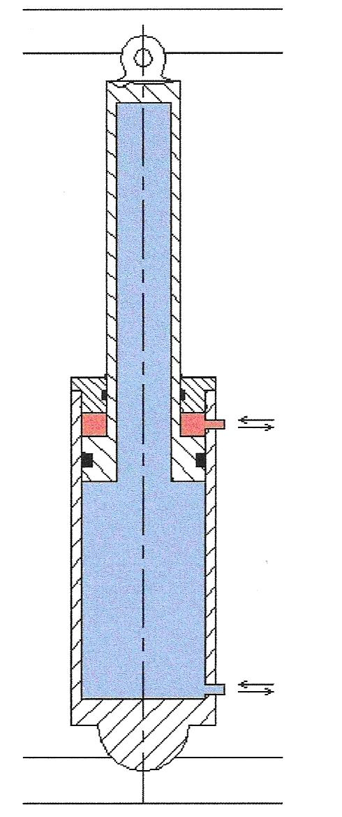 3. DESIGN REVIEW OF HYDRAULIC LEGS A hydraulic leg is an actuator of double acting type, where its basic technical parameter is support capacity.