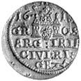 9317, okupacja szwedzka, popiersie króla Gustawa Adolfa, napis CIVITAT ELBINGEN III-