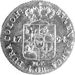 2 grosze srebrne 1773, Warszawa, Plage