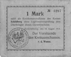 1923 emitowany przez Magistrat, Schoenawa 46 III+ 40,- *688.