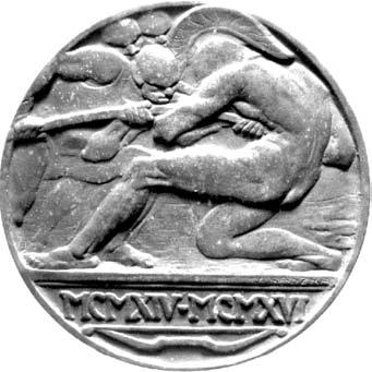 medal autorstwa Jana Raszki wybity w 1915 r.