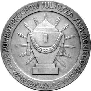 774 *774. medal na sprowadzenie prochów S owackiego do Polski w 1927 r.