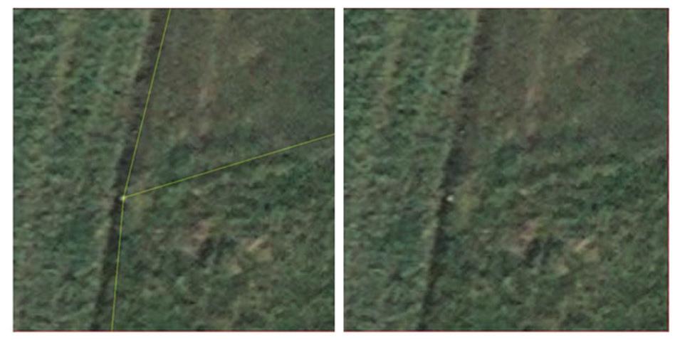 Warto jednak mieć świadomość tego, że dokładnie z takim samym problemem mamy do czynienia przy terenowym pomiarze granicy, kiedy na miedzy granicznej trzeba ustawić antenę GNSS czy lustro tachimetru