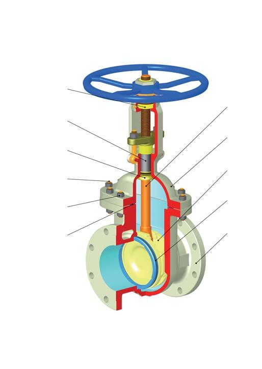 ZASUWA Z TRZPIENIEM WZNOSZONYM RISING STEM GATE VALVES TYP / TYPE S33.