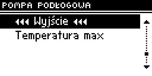 Przykład: gdy temperatura zadana ma wartość 55 o C a histereza wynosi 5 o C. Po osiągnięciu temperatury zadanej, czyli 55 o C pompa C.W.U. wyłącza się i powoduje załączenie się pompy C.O.