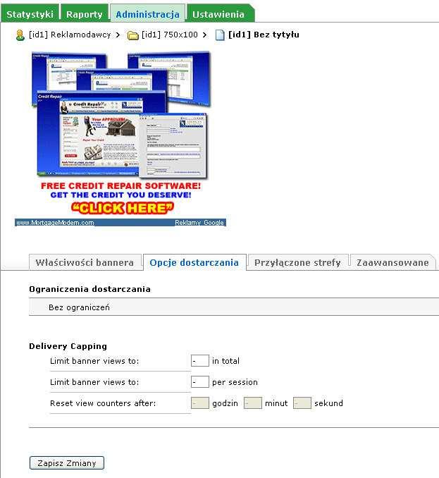 UWAGA! W przypadku reklam Google Adsense należy odczekać 10 minut na aktywację reklamy przez Google. 3.1. Wstawianie wyskakujących reklam UWAGA!