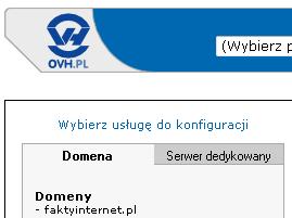 2. Wybierz nazwę domeny z listy domen: 3.