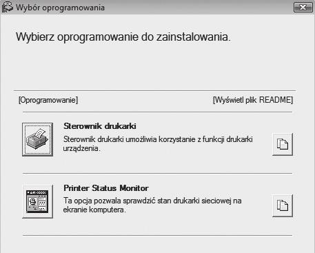 Poproś administratora sieci o podanie nazwy serwera i nazwy drukarki, jaką ma nadaną urządzenie w sieci.