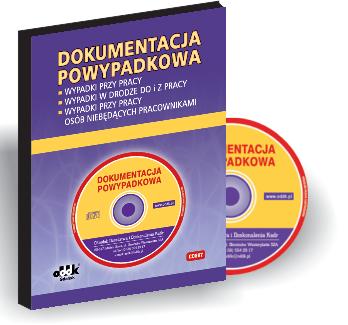 WYPADKI PRZY PRACY Dokumentacja powypadkowa na CD wypadki przy pracy; wypadki w drodze do i z pracy; wypadki przy pracy osób niebędących pracownikami (format MS Word) cena 150,00 zł + 23% VAT symbol