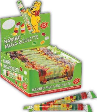 28 4 37 HARIBO Mega-Roulette Saure owocowo-kwaśne