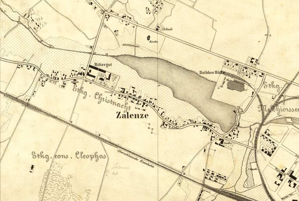 6 1880 r. Spezialkarte der Oberschlesischen Bergrevier Mapa z 1880 r.