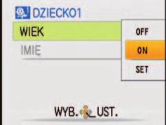 Wykonywanie zdjęć zgodnie z ujęciem [TRYB SCENY] (ciąg dalszy) Tryb nagrywania: Scena Zastosowania, wskazówki Uwagi [DZIECKO] [ZWIERZĘ] [ZACHÓD SŁOŃCA] Dzięki słabemu błyskowi skóra nabiera