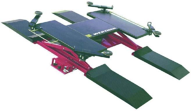 c ciśnienie robocze: do 7 bar nośność: 2000 kg (z łapami i najazdami) 7000 zł PRODUKT POLSKI PODNOŚNIK PNEUMATYCZNY 2500 kg WERTHER 260A Opis techniczny: Dwie prędkości Mechaniczna blokada