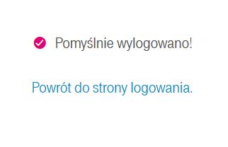 3. ZAKOŃCZENIE PRACY Wybieramy opcję Wyloguj.