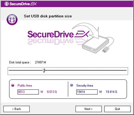 Podłącz na nowo Data Safe II do komputera i włącz, aby przejść dalej. 9.