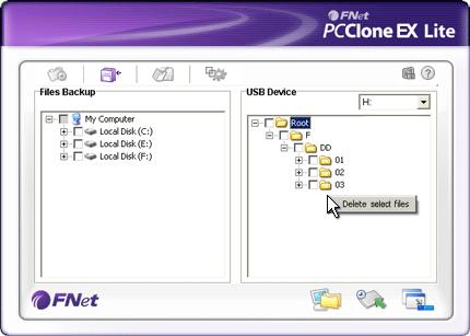 1. Kliknij w skrót PCCloneEX, aby uruchomić program. 2. Kliknij w zakładkę Backup Plików, aby wyświetlić informacje dotyczącą kopii zapasowej. 3.