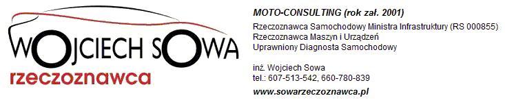 OPINIA Nr: 62/DOA/10/14 Rzeczoznawca : inż., mgr inż. Wojciech Maruda Zleceniodawca: Adres: Sygnatura akt: Zadanie: GETIN Leasing S.A. ul.