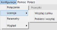 Pobierz i wczytaj pobiera i wczytuje licencje z Internetu (rys. 11) Licencja programu 3.