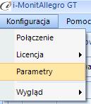 (rys. 32) Parametry W parametrach należy wprowadzić dane logowania do Allegro takie jak