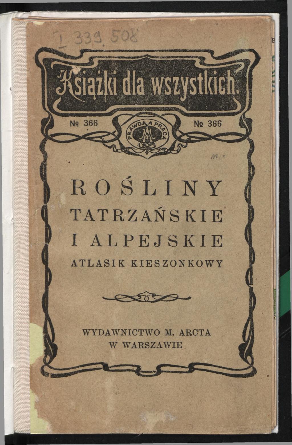 ROŚLINY TATRZAŃS KIE I ALPEJSKIE ATLASIK