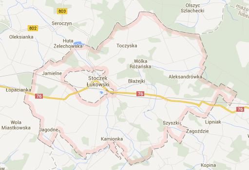 Gmina Stanin leży w odległości 17 km od Łukowa, 99 km od Lublina i 100 km od Warszawy.