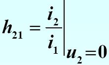 Parametry mieszane u1 = h111 i + h12u2 i = h i + h