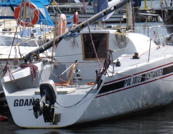 Jacht Ichtiander (od rufy) w przystani AKM Gdańsk 2.2. Informacje o podróży jachtu Port przeznaczenia Rodzaj żeglugi przystań AKM, Górki Zachodnie rekreacyjno-treningowa 2.