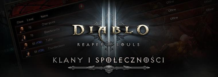 Blizzard prezentuje klany i funkcje społecznościowe Data publikacji : 20.02.2014 Na oficjalnej stronie Diablo III pojawiło się nowe info dotyczące klanów i funkcji społecznościowych.