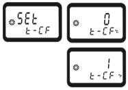 0 = automatyczne wyłączanie nieaktywne 1 = automatyczne wyłączanie aktywne - Zatwierdź wybór za pomocą przycisku ENTER (7) lub naciśnij przycisk ESC (4) aby wyjść bez zapisywania zmian.