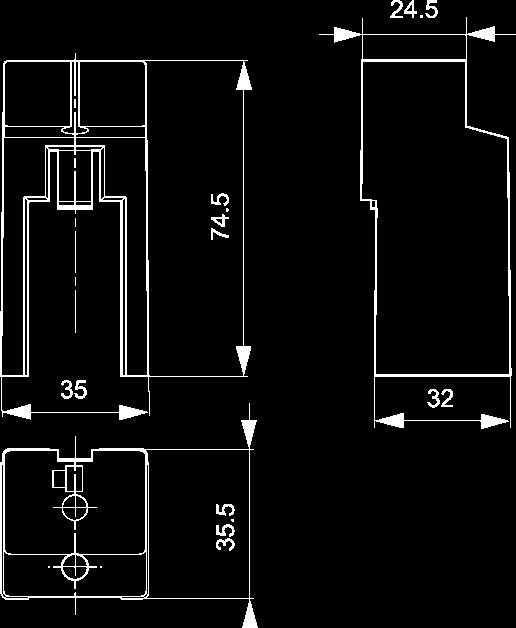 System C O S M O na szyny w rozstawie 60 mm A-KT2 K8500001 274 A A-KT02