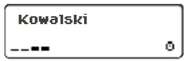 powitalny. W dolnym wierszu z lewej strony wyświetlany jest aktualny czas lokalny, natomiast z prawej czas UTC.