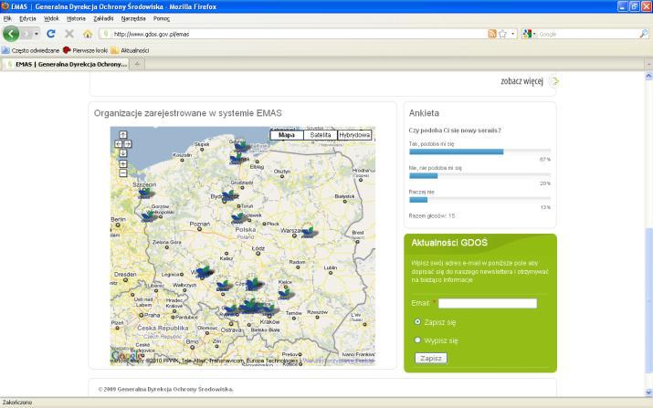 chronione, Gatunki obce, Baza projektów) http://www.mos.gov.