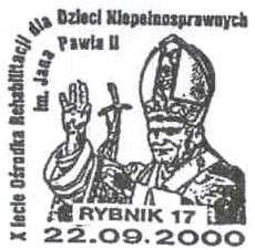 JANA PAWŁA II. 5 LAT KAPLICY SANKTUARIUM GÓRSKIEGO NA GRONIU JANA PAWŁA II. proj.