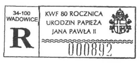 XXII ROCZNICA PONTYFIKATU PAPIEŻA JANA PAWŁA II.