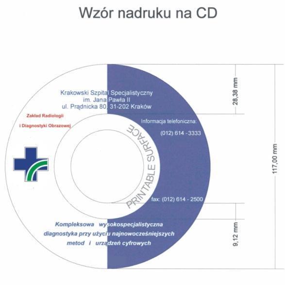 zadrapanie powierzchnia na której można drukować Strona wewnętrzna (do nagrywania), tylko i wyłącznie w kolorze: - Cyjanina(płyta ma barwę zieloną) - Azocyjanina (płyta ma barwę niebieską) Strona