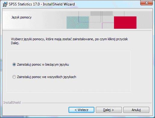 3. W kolejnym oknie instalacji należy wpisać informację o licencjobiorcy, a zwłaszcza imię i nazwisko, nazwę instytucji oraz numer seryjny, który umieszczony jest na wewnętrznej