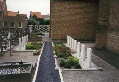 Cmentarz parafialny w Lombardsijde (Nieuwpoort) NIEUWPORT - Prov.