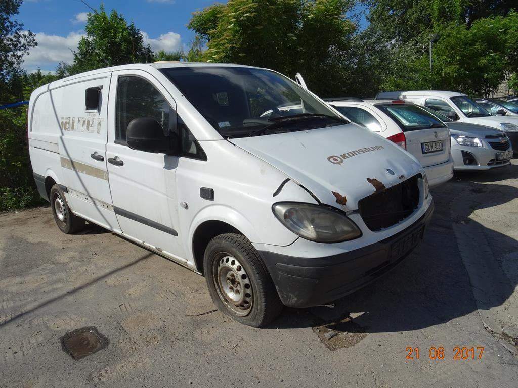 do 3.5t VIN: WDF63960313482017 Marka: MERCEDES-BENZ Nr rejestracyjny: WB4448A Model pojazdu: 109 Vito CDI E4 2.