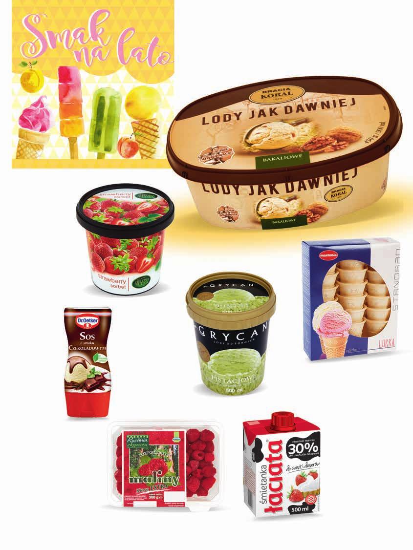 Lody Jak Dawniej Bracia Koral 900 ml, 11,10 zł / 1 l 14,99 9 99 5 zł Sorbet Zielona Budka 500 ml, 15,98 zł / 1 l 1,70 zł 9,69 7 99 Sos Dr.