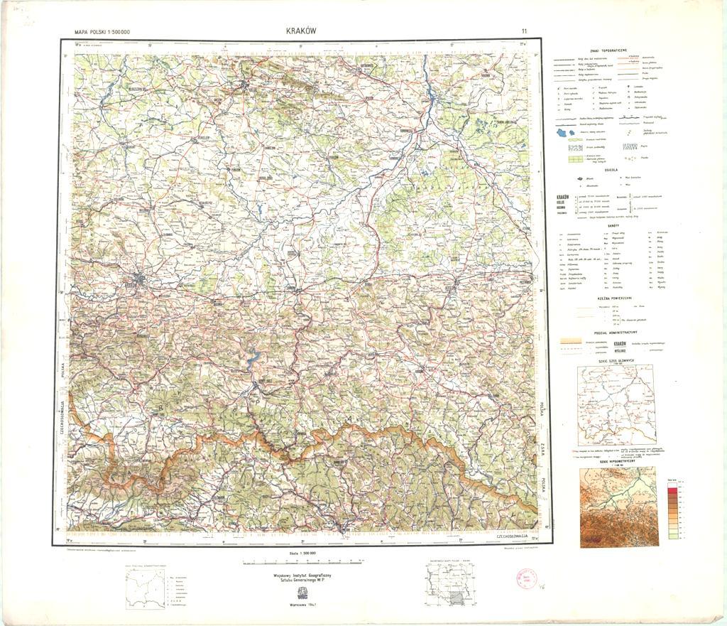 Mapa analogowa Mapa