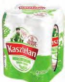 OSOBOM DO LAT 18 JEST PRZESTĘPSTWEM Piwo Kasztelan Niepasteryzowane 4 500ml, puszka, vol.