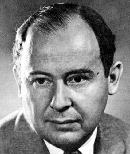 John von Neumann John von Neumann (ur. 28 grudnia 1903 w Budapeszcie, zm. 8 lutego 1957 w Waszyngtonie), inżynier chemik, fizyk, matematyk i informatyk.