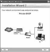 Po analizie sieci, kliknij Dalej aby kontynuować. IW2 Installation Wizard 2 3.
