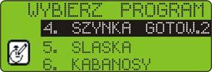 4.4. Automatyczne uruchamianie procesu Sterownik INDU WRC 2000 umożliwia uruchomienie programu o dowolnej, wcześniej ustawionej godzinie.