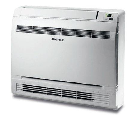 Dodatkowe urządzenia RAC Seria RESIDENTIAL, konsole Konsole Nowy typ klimatyzatorów typu split - konsole charakteryzują się wysoką wydajnością chłodniczą i grzewczą.