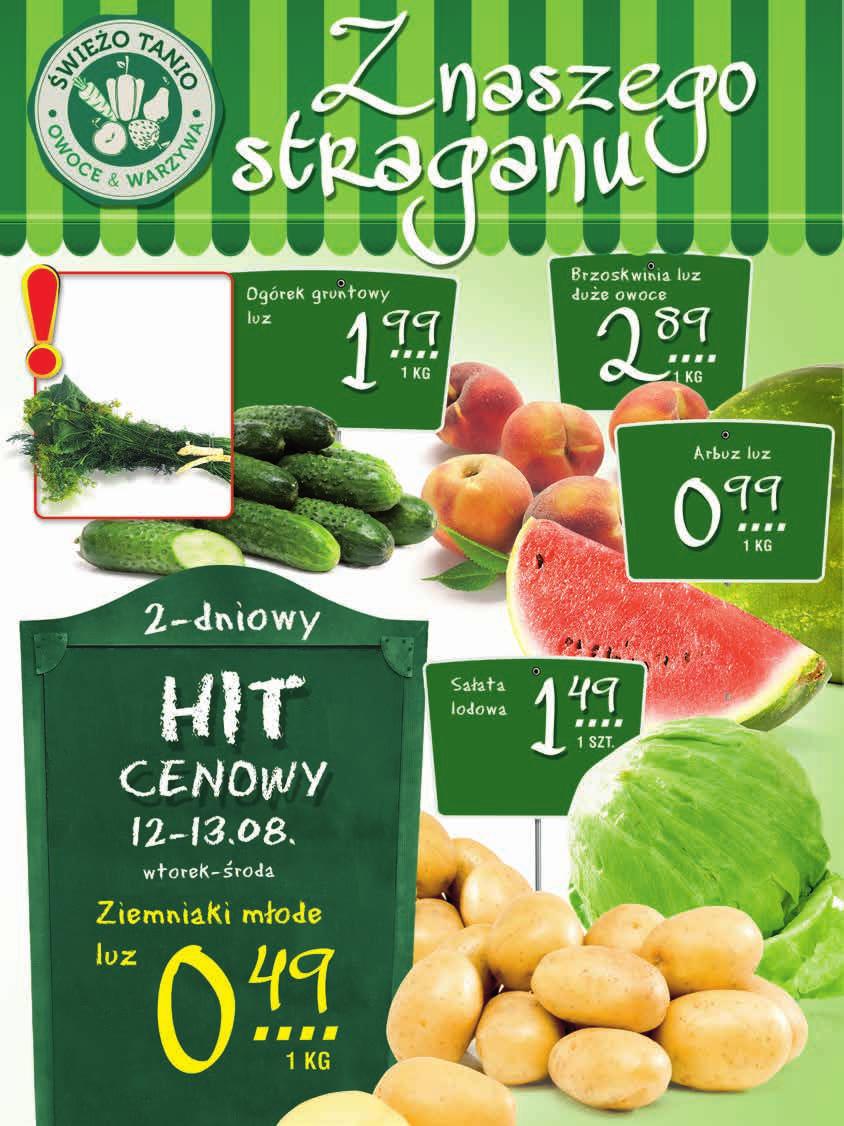 przy zakupie 5 kg ogórków zestaw do kiszenia (1 pęczek) GRATIS* Z POLSKICH UPRAW * Gratis