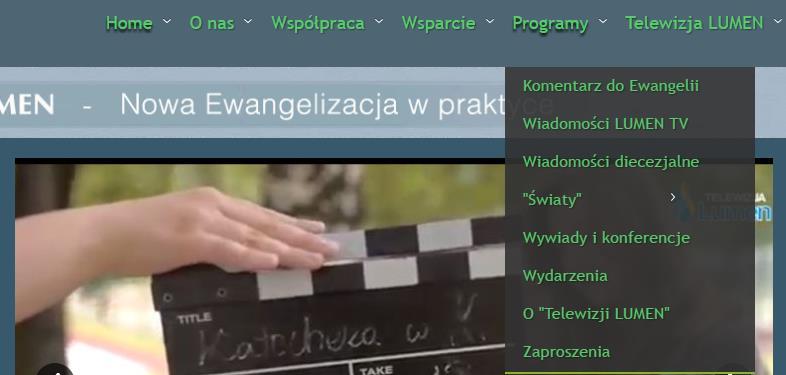 [21/40] Duszpasterstwo internetowe Rysunek 39. Bloki tematyczne pod zakładką Programy Kliknięcie nazwy jednego z bloków, np.