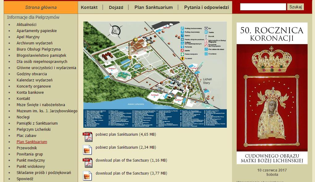 pl W środkowej części ekranu znajdziemy informacje o bieżących ważniejszych wydarzeniach.