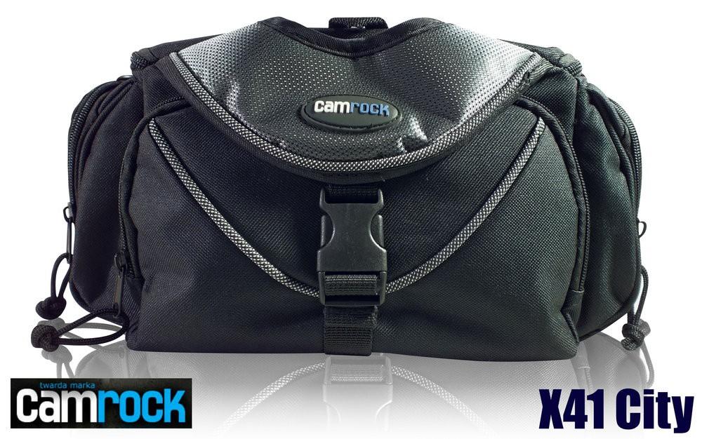 Nazwa: torba fotograficzna Model: X41 City Producent: Camrock Rozmiary zewnętrzne: 34cm / 20cm / 20cm (dł./szer./wys.