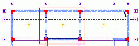 Rysunek 101: Wybór ściany D21 -D20 ustaw rozmiar otworu na R300x230 w polu Wys. wpisz 0 cm. 4. Naciśnij Enter. 5.